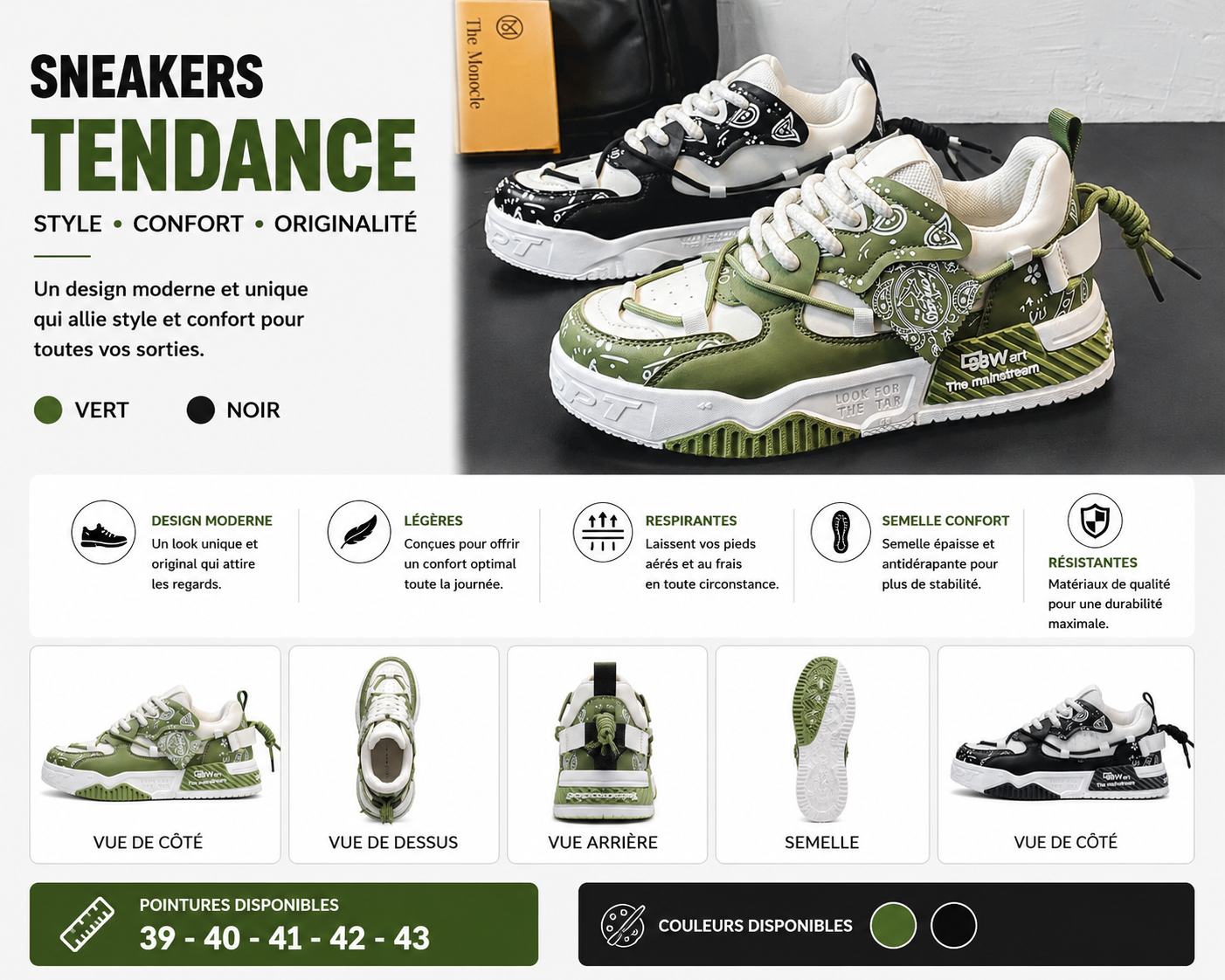 Sneakers tendance