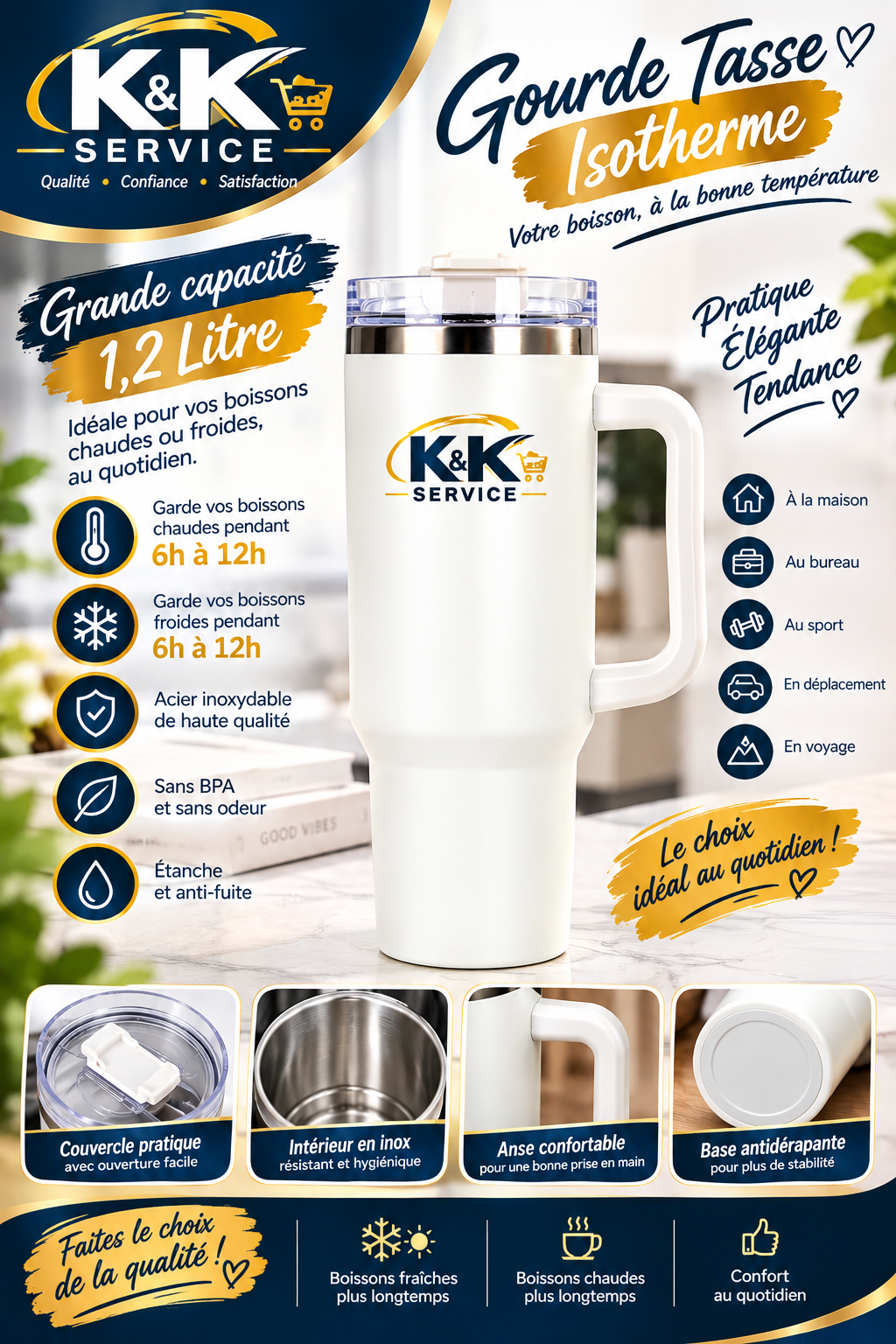 GOURDE TASSE ISOTHERME